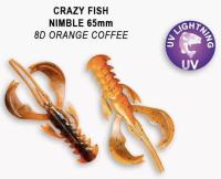 Силиконовая приманка Crazy Fish Nimble 2.5" 44-65-8d-6