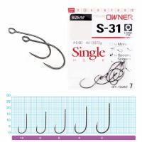 Крючок Owner Single Hook S-31 №4 6 шт.