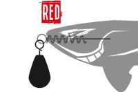 Быстросъёмное грузило X Sinker's Red Mix 7gr,10gr,12gr,15gr,20gr (5шт)