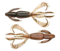 Keitech Crazy Flapper 3.6 #438T Green Pumpkin Fire