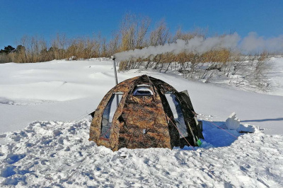 Палатка-шатер Берег УП-2 Люкс прут 10 mm (340х340/190 см)