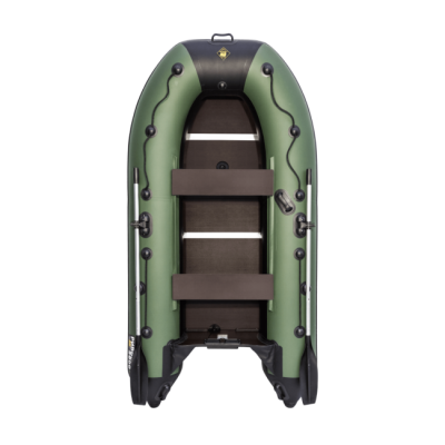 Лодка ПВХ Ривьера Компакт 2900 СК "Касатка" зеленый/черный