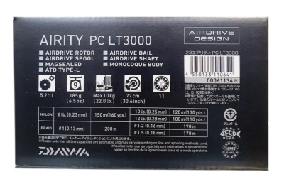 Катушка  Daiwa 23 Airity PC LT 3000