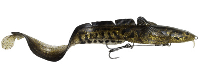 Силиконовая приманка Savage Gear 3D Burbot Shallow 25cm 70gr SS Gold Burbot UV