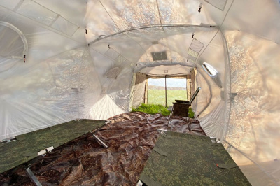 Универсальная палатка Берег Кубоид 4.40 Двухслойный ( нового образца ) (440х220/190 см)