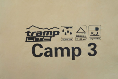 Палатка Универсальная Tramp Lite Camp 3 Sand (V2)