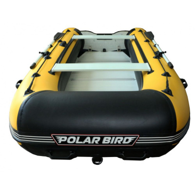 Лодка Polar Bird 385М Merlin (черно-желтый) стеклокомпозит