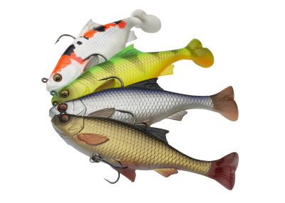 Силиконовая приманка Savage Gear 3D Roach Tail Pulse 10cm 17.5gr Firetiger/ 2 штуки