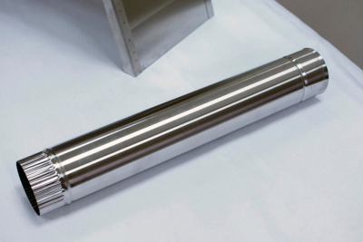 Труба составная Берег нержавеющая сталь 300x65мм