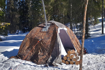 Палатка Берег Спутник-3 ( нового образца ) (200х200/155 см)