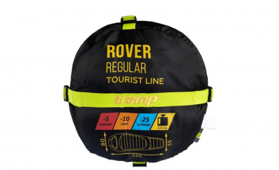 Спальный мешок кокон Tramp Rover Regular (правый) 220*80*55 см (-25°C)