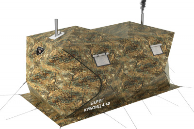 Всесезонная палатка Берег Кубоид 4.40 (440х220/190 см)