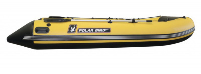 Лодка Polar Bird 340M Merlin НДНД Стеклокомпозит (чёрно-желтый) 