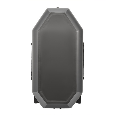 Лодка гребная под мотор Sharks S260 Люкс серо/чёрный (пол-книжка)