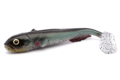 Силиконовая приманка Savage Gear LB 3D Goby Shad 23cm 96gr Green Silver Goby/ 1 штука