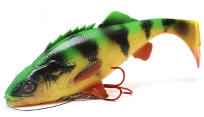 Приманка Savage Gear 4D Perch Shad Slow Sink 12.5cm 23gr 02-Firetiger