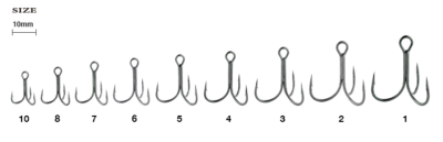 Тройник Ryugi Pierce Treble Dagger TC Coat №7 (6 шт)