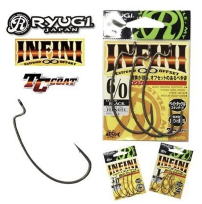 Крючок офсетный Ryugi Infini #4/0 (5шт)