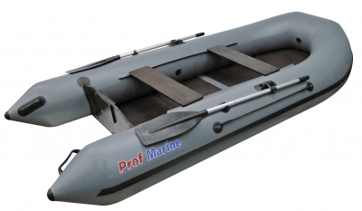 Надувная ПВХ лодка ProfMarine PM 300 L, моторно-гребная, плоскодонная