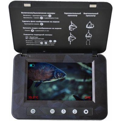 Подводная видеокамера для рыбалки Rivertech С5 ( МУРЕНА ) с функцией компаса и записи