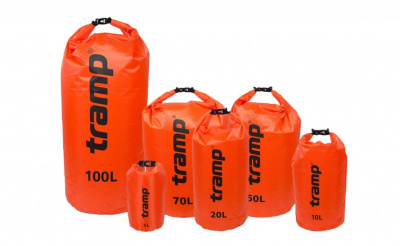 Гермомешок Tramp PVC Diamond Rip-Stop 70 л (TRA-209-orange)