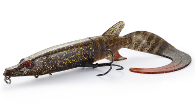 Силиконовая приманка Savage Gear 3D Hybrid Pike 17cm 47gr Sinking Motor Oil