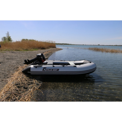 Лодка Polar Bird 340M Merlin НДНД Стеклокомпозит (чёрно-белый) 