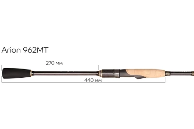 Спиннинг Crazy Fish Arion ASR 962 MT 2.90m 7-28gr