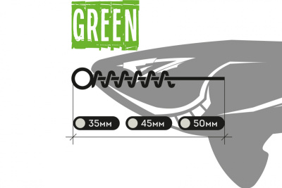 Основа монтажа X Screw’s GREEN 35mm (5шт)