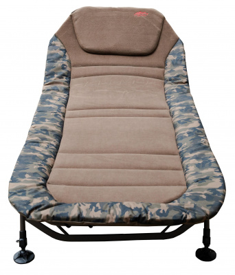 Раскладушка карповая, фидерная, складная , туристическая, для рыбалки Tramp Wide Camo TRF-070