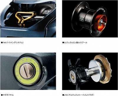 Катушка мультипликаторная Daiwa 16 Zillion SV TW 1016SV-SHL