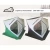 Палатка рыболовная Bison Legend 2 трехслойная (Куб 200см*200см*210см), бело/зеленая
