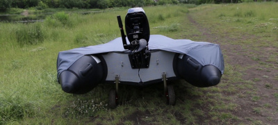 Стояночный (транспортировочный) тент для лодок Polar Bird серии Merlin 385М