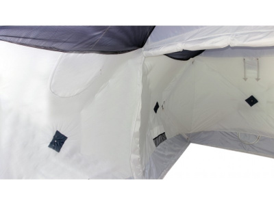 Всесезонная палатка Призма Шелтерс Big Twin (2-сл) 430*215 (бело-синий)