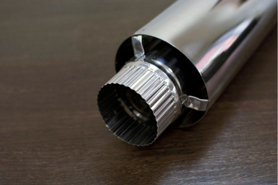 Сегмент дымохода Берег изолированный для походных печей 100мм