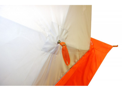 Зимняя палатка Призма Премиум (2-сл) 215*215 (бело-синий)