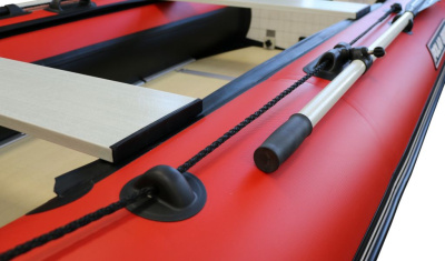 Лодка Polar Bird 340М (Лайт) Стеклокомпозит (Чёрно-серый)