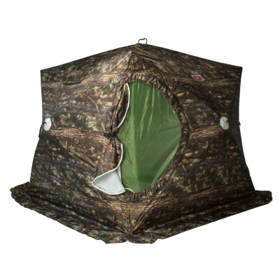 Всесезонная палатка Медведь Куб 4 Зима-Лето (2.3*2.3/2.0m) утеплённая (3-сл) + Пол