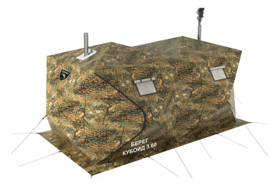 Универсальная палатка Берег Кубоид 3.60 (360х180/190 см)