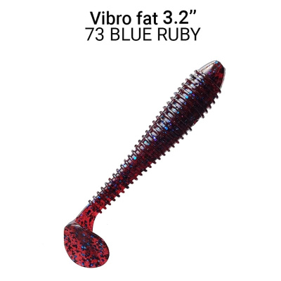 Силиконовая приманка Crazy Fish Vibro Fat 3.2" 73-80-73-6