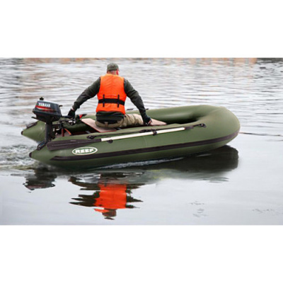 Надувная лодка ПВХ Риф 290KC (фанерный пайол + стрингера)