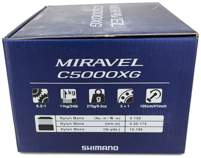 Катушка Shimano 22 Miravel C5000XG