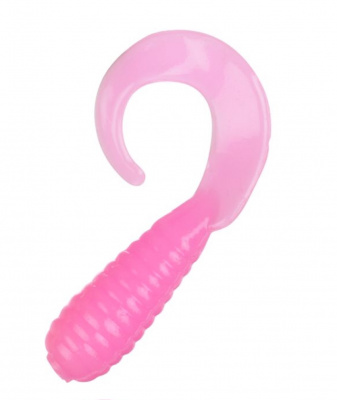 Bass Pro Shops Squirmin' Grubs 4” Bubble Gum