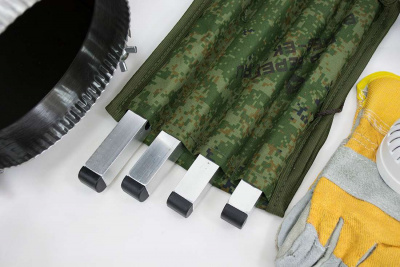 Печь Берег для палатки "Экономка" Малая New (без экранов - труба 65мм)