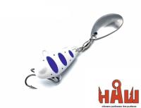 Тейл-Спиннер НАШ ТС-1 20g #Белый-Синий
