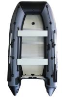 Лодка Polar Bird 385М New Merlin Стеклокомпозит (чёрно-серый) модель 2025 г + рым/ролик