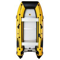 Лодка Polar Bird 400E New Eagle Стеклокомпозит (черно-желтый) модель 2025 г