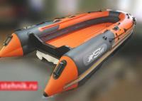 Надувная лодка ПВХ Риф Скат Тритон 370S НД (надувное дно)