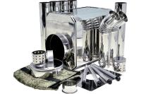 Печка Пошехонка “Турист“ 25 л с экранами (встроенный искрогаситель)