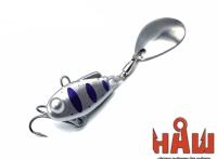Тейл-Спиннер НАШ ТС-1 10g #Серебро-Фиолетовый